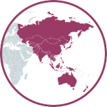 Asia, Giappone e<br>Oceania